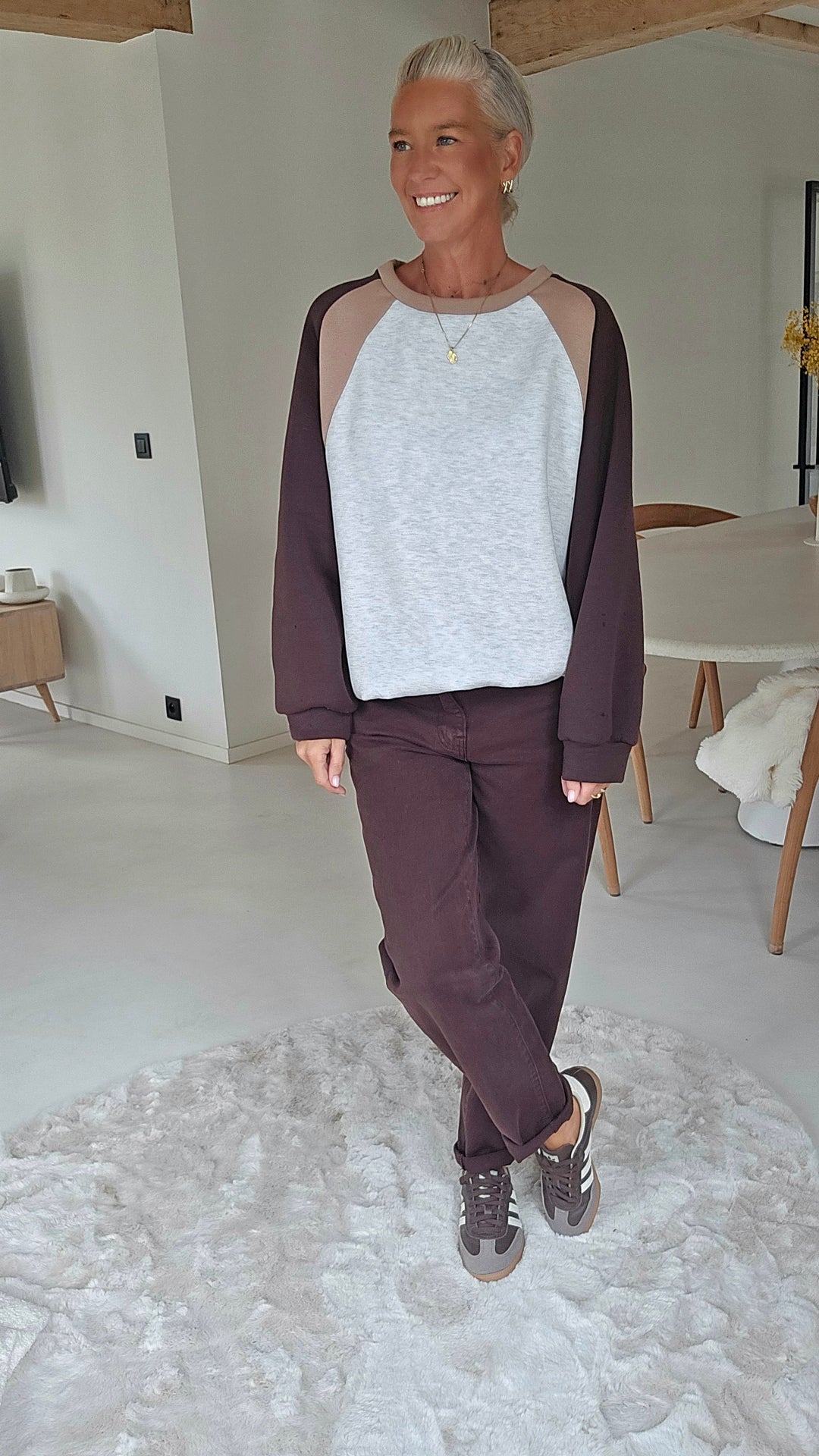 BOBBI mom jeans chocolat