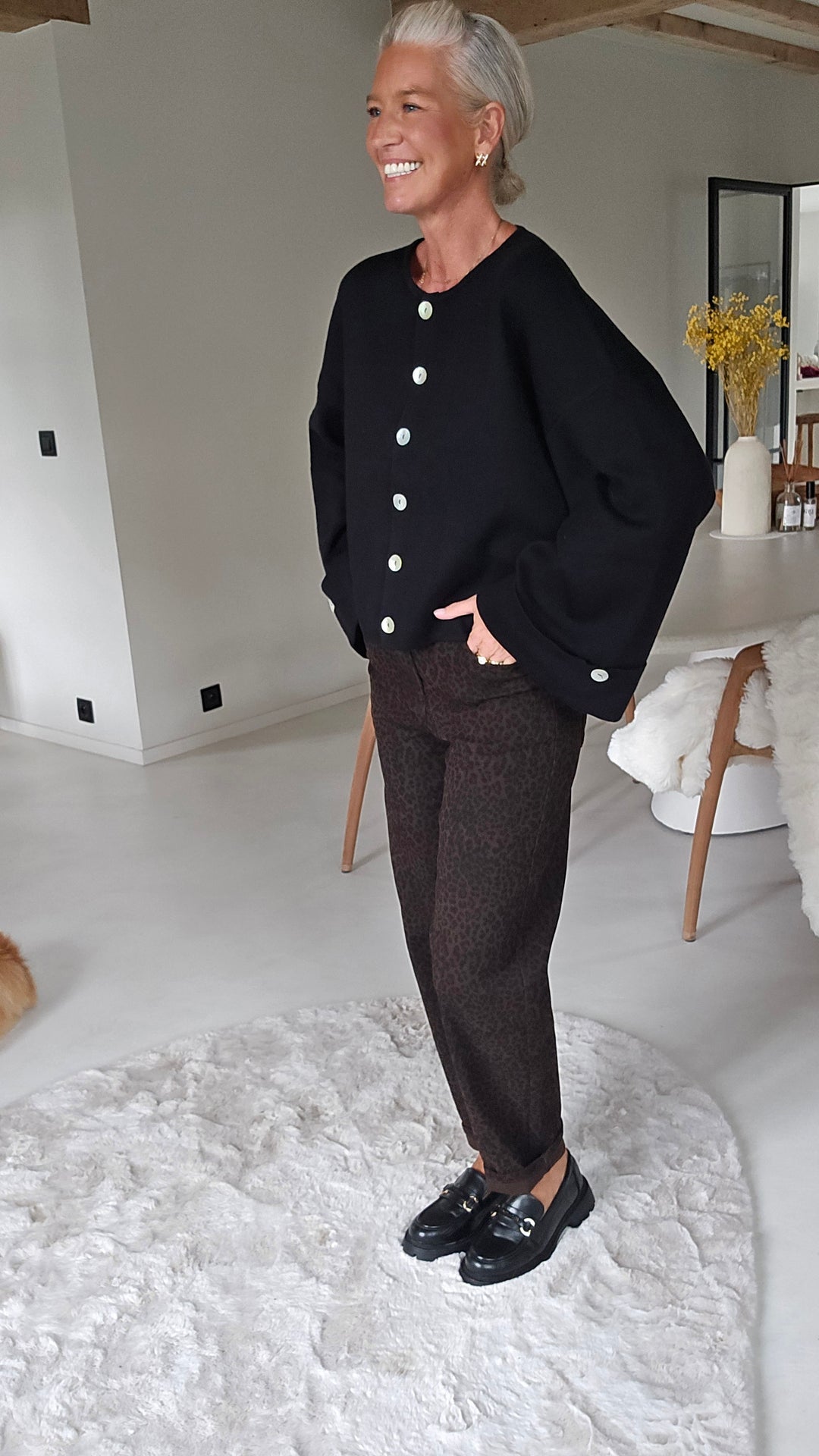 MILEY cardigan black