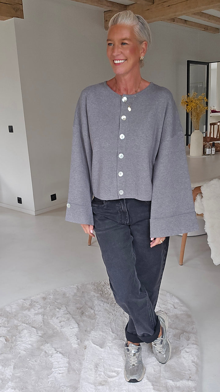 MILEY cardigan grey