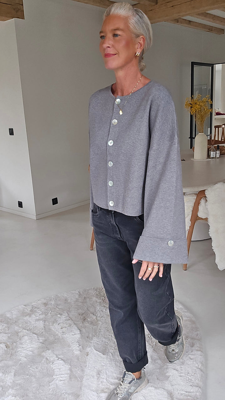 MILEY cardigan grey