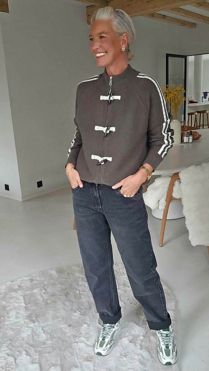 ROXY toggle knit