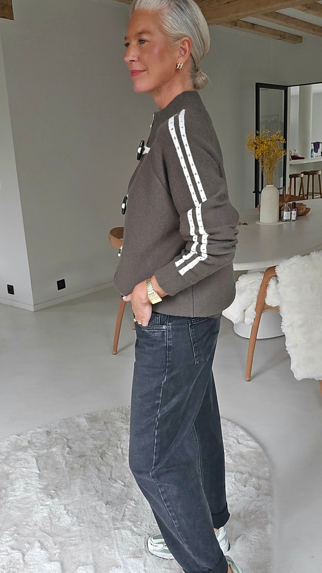 ROXY toggle knit
