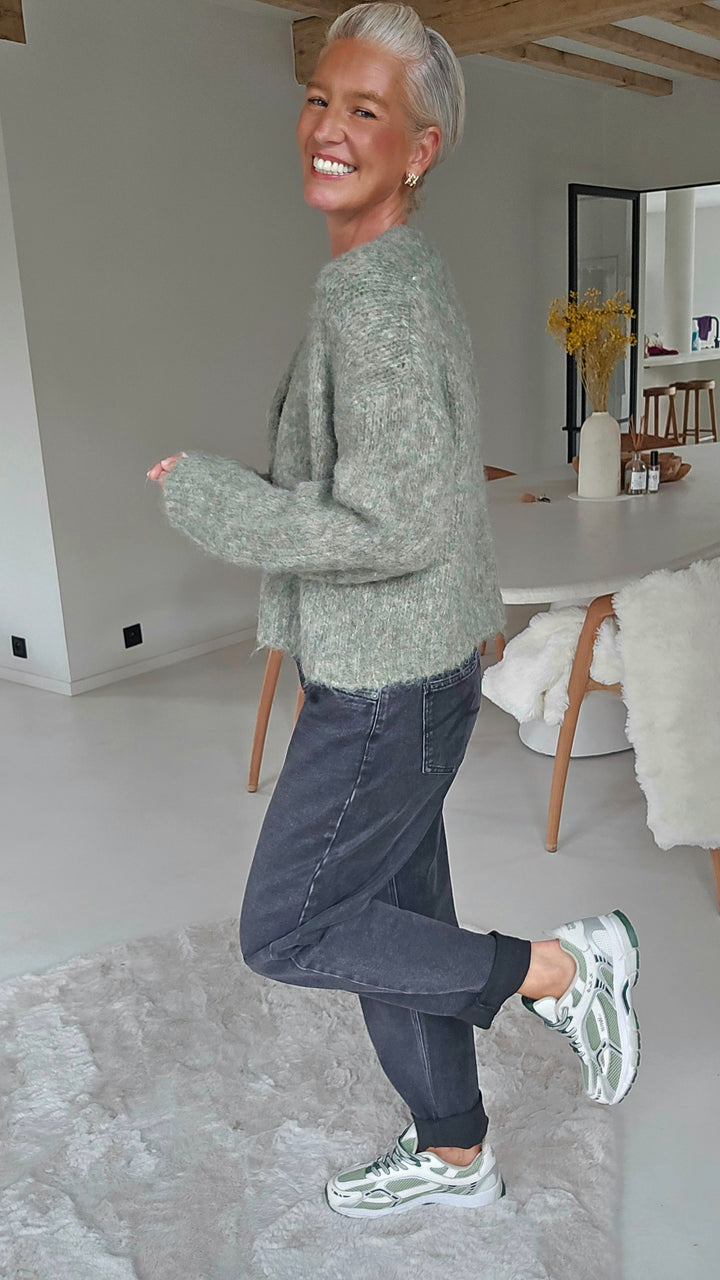 BERTILLE cardigan soft khaki