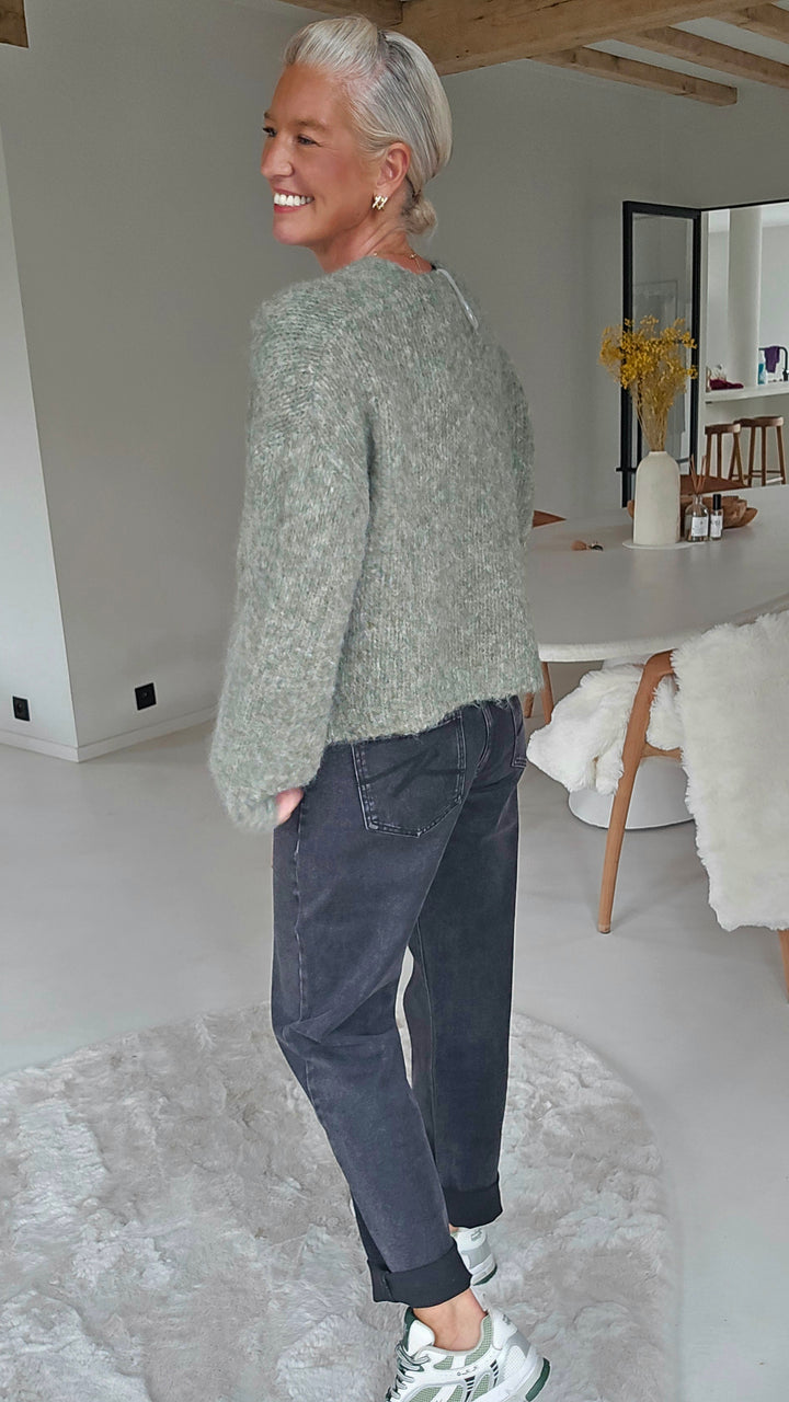 BERTILLE cardigan soft khaki