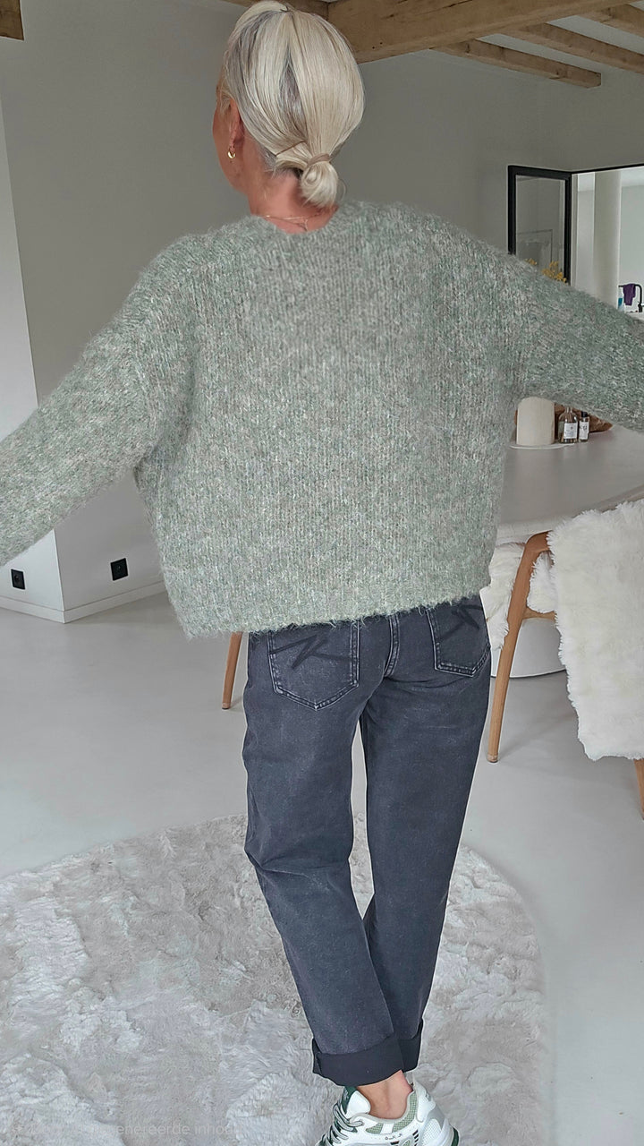 BERTILLE cardigan soft khaki