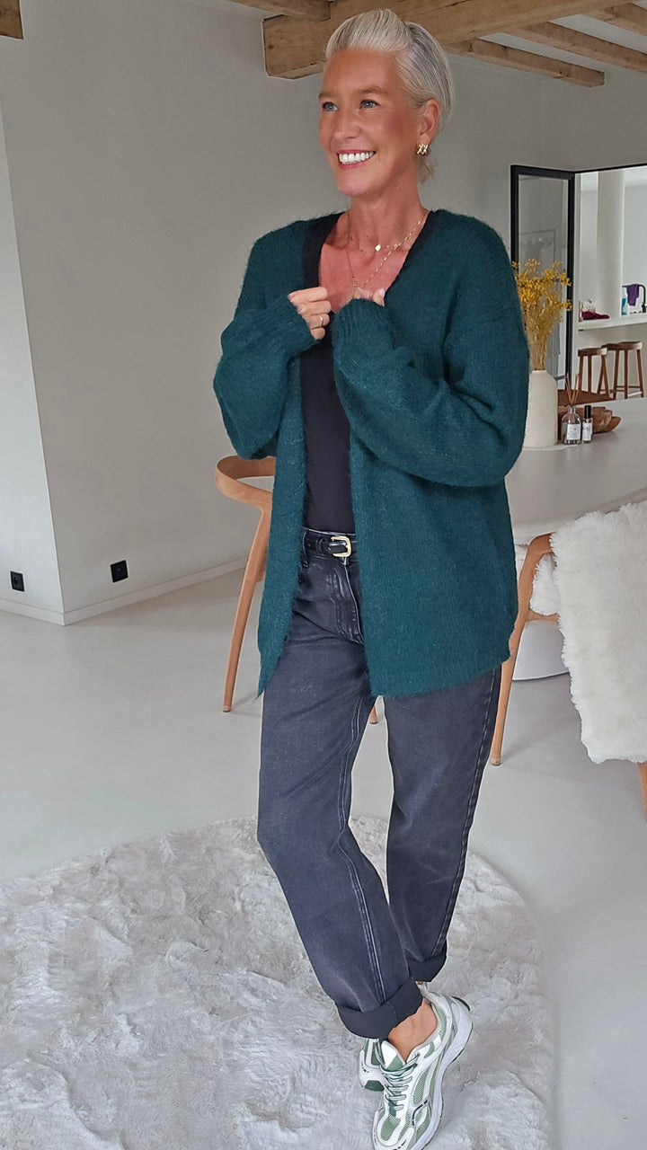LUCILE cardigan forest