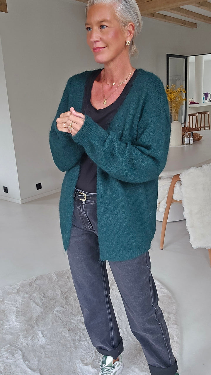 LUCILE cardigan forest