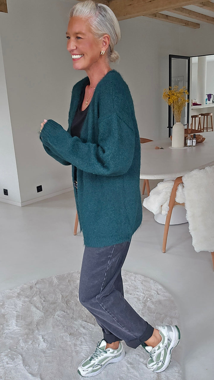 LUCILE cardigan forest