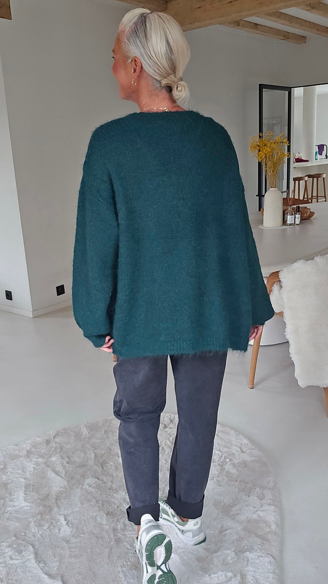 LUCILE cardigan forest