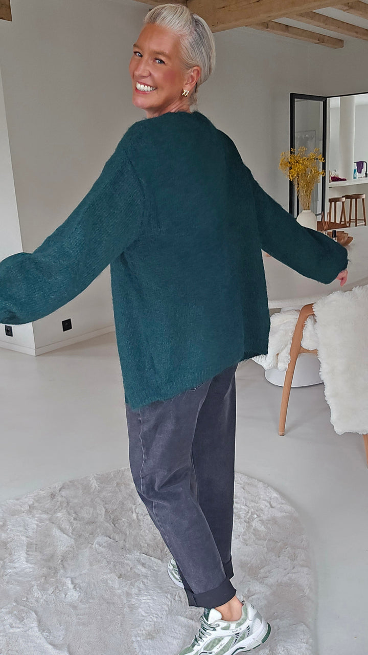 LUCILE cardigan forest