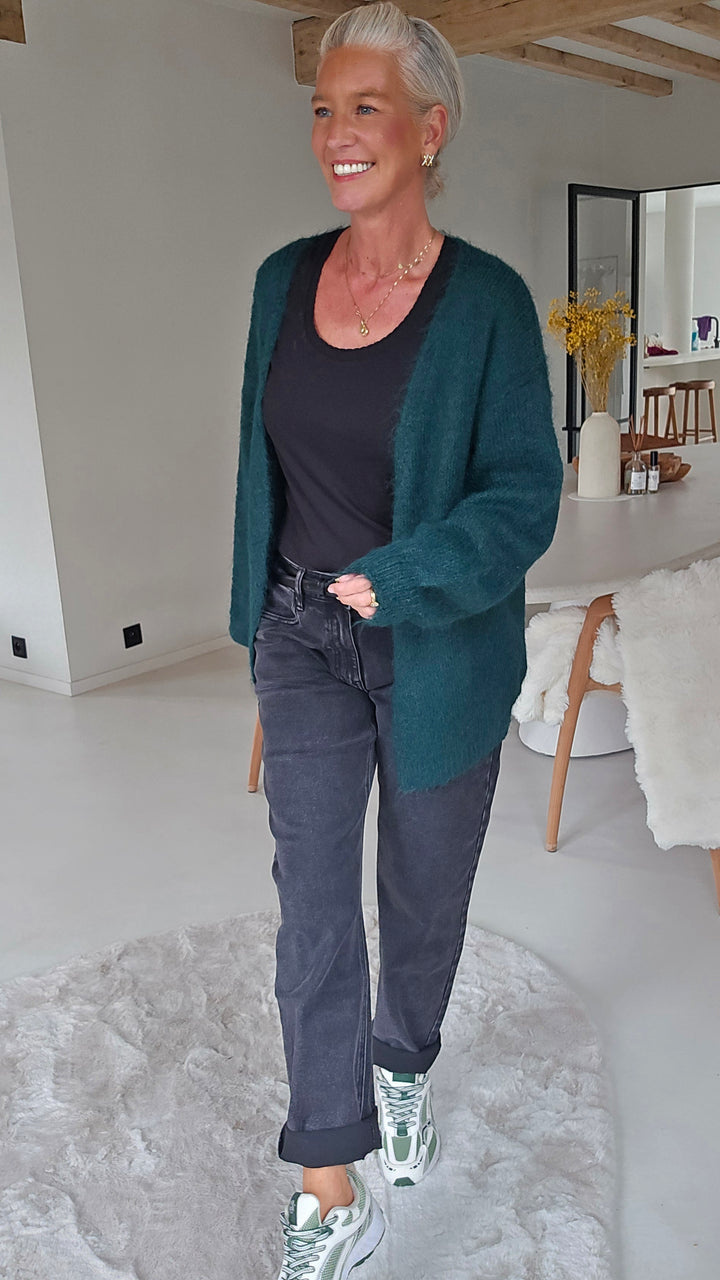 LUCILE cardigan forest