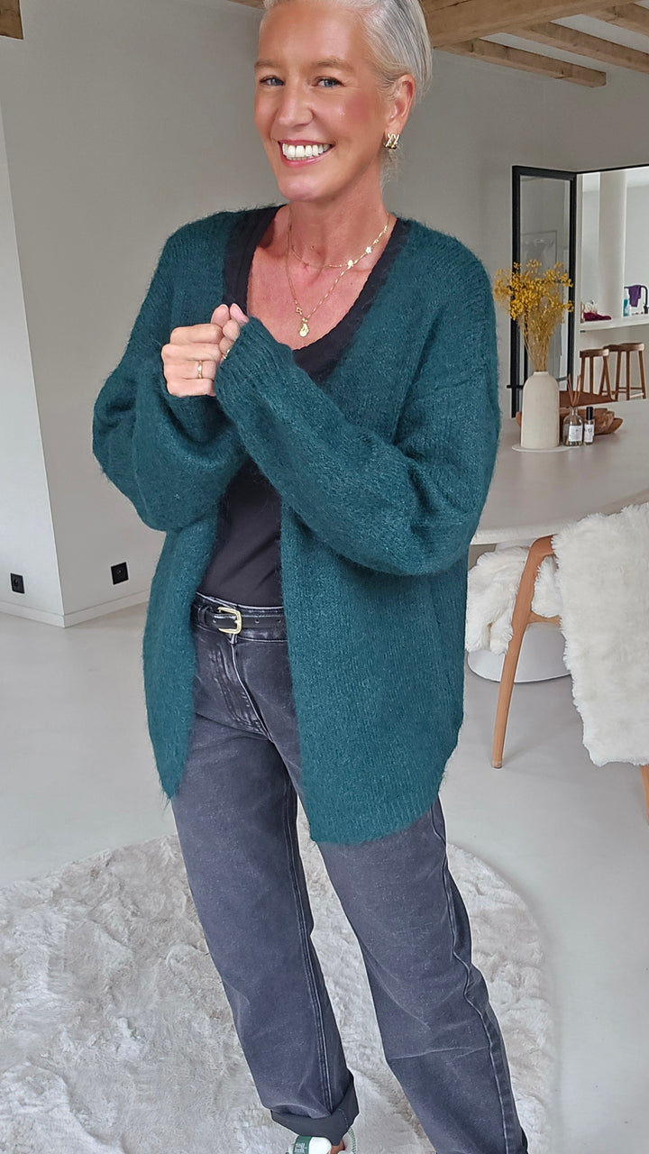LUCILE cardigan forest