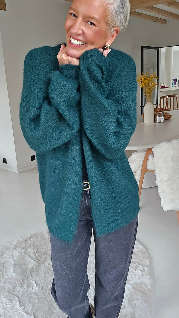 LUCILE cardigan forest