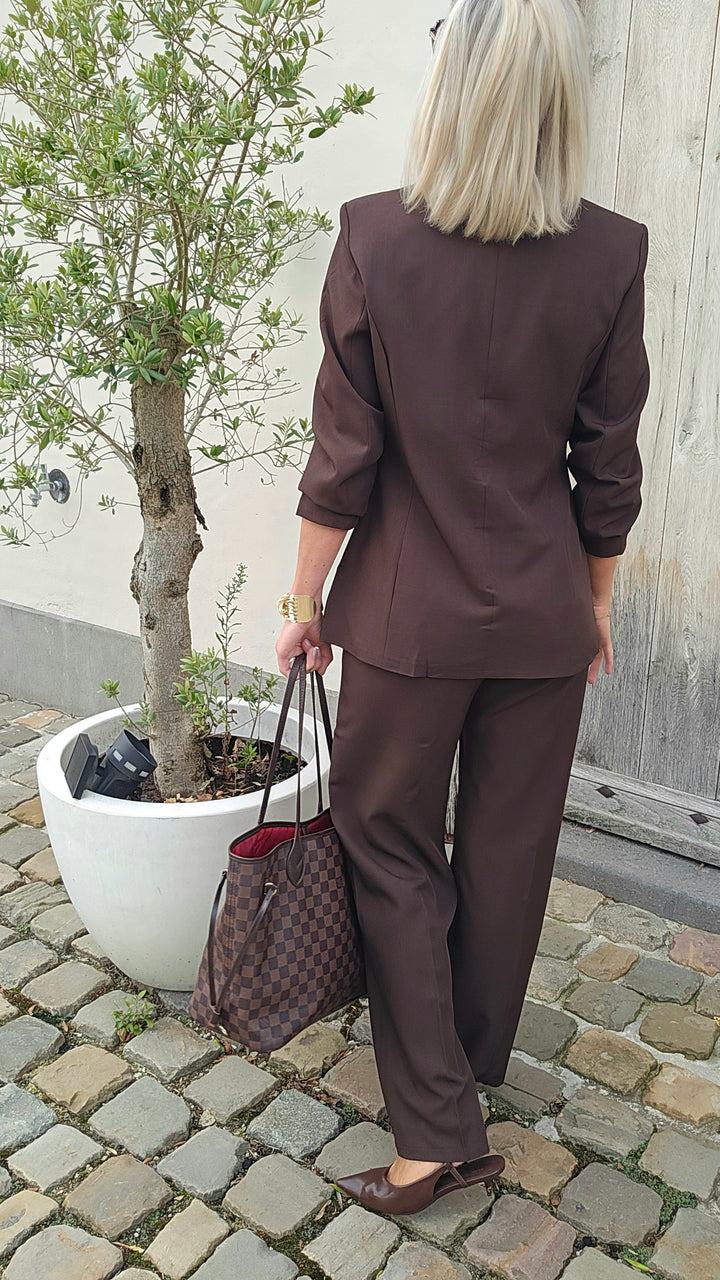DIONNE trousers chocolat