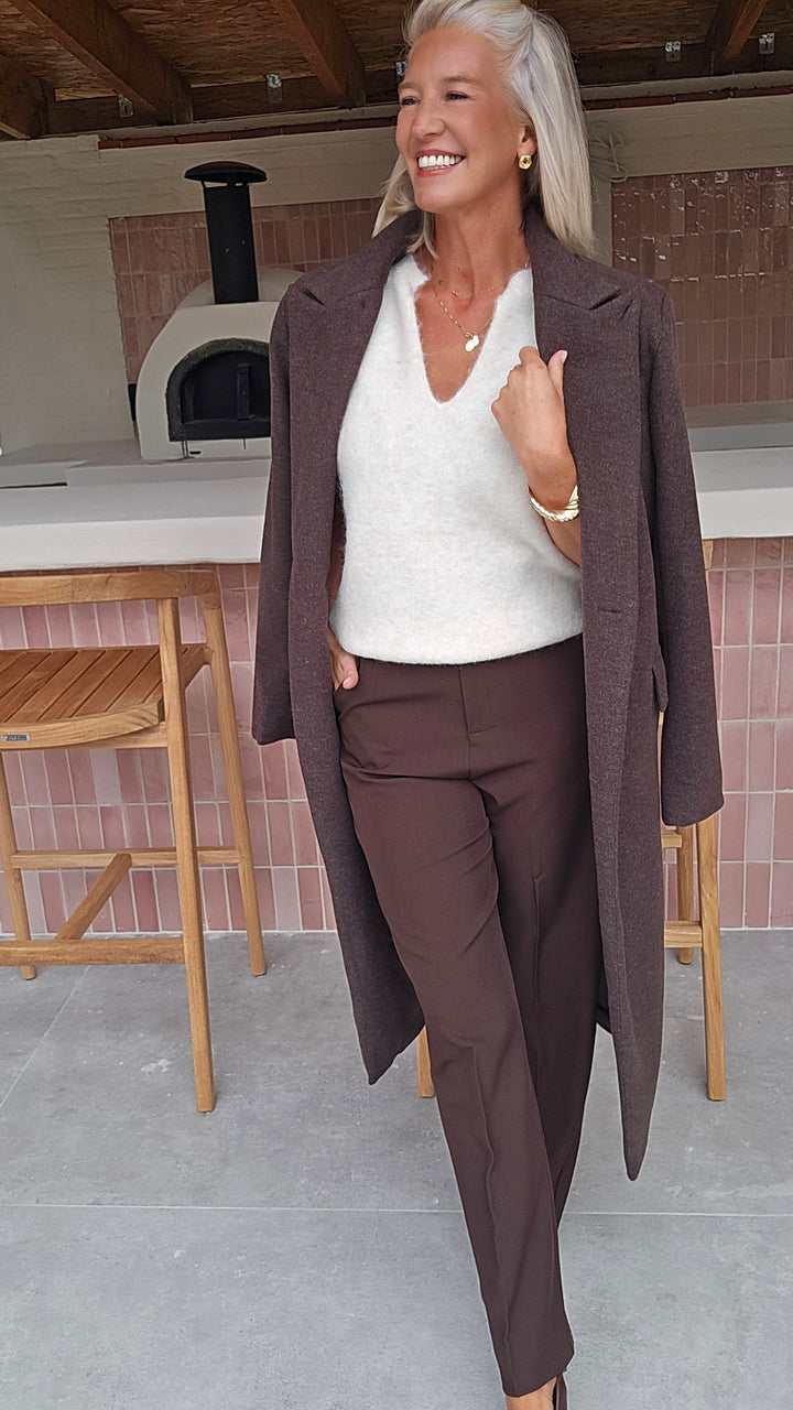 EMILY coat chocolat