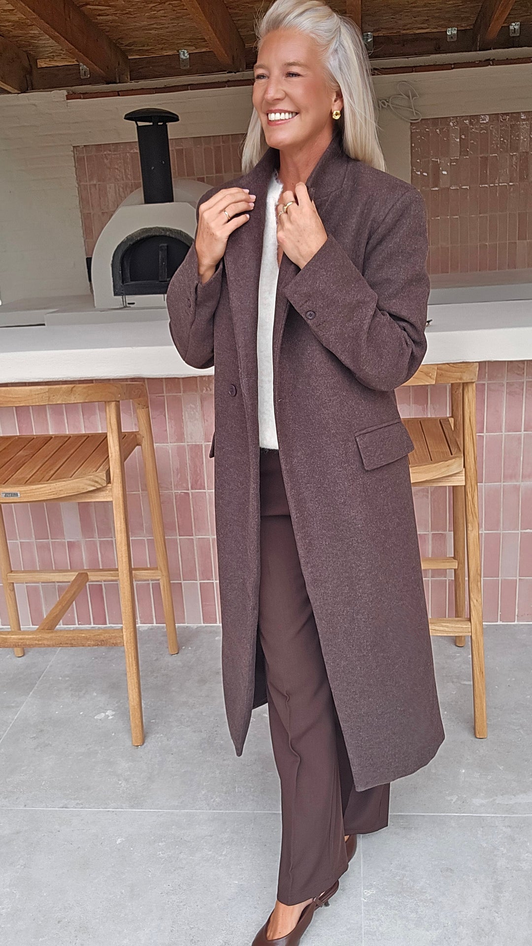 EMILY coat chocolat