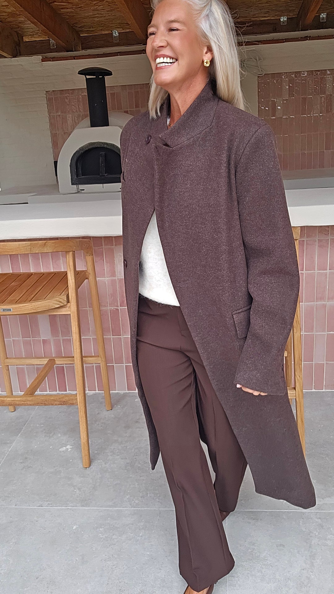 EMILY coat chocolat