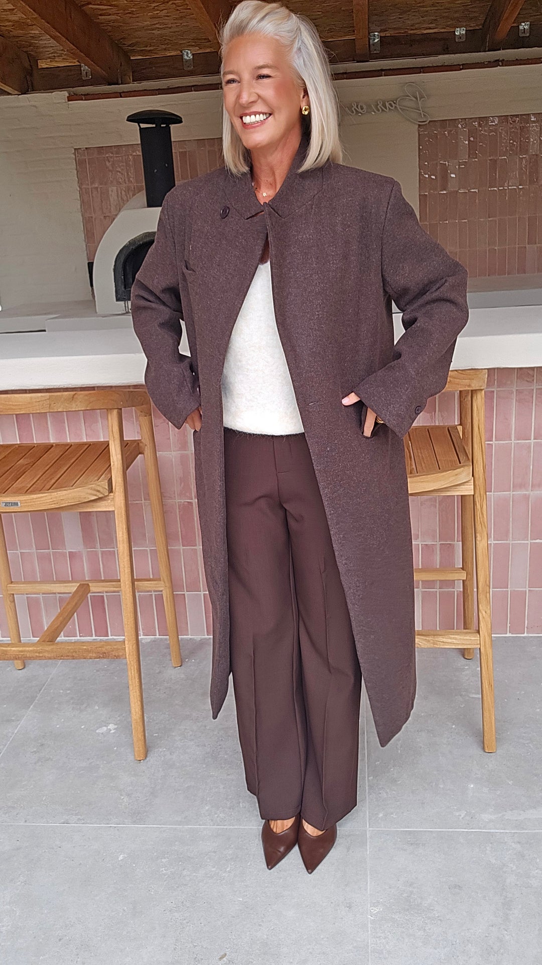 EMILY coat chocolat