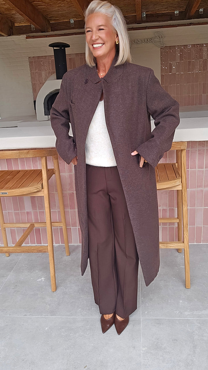 EMILY coat chocolat