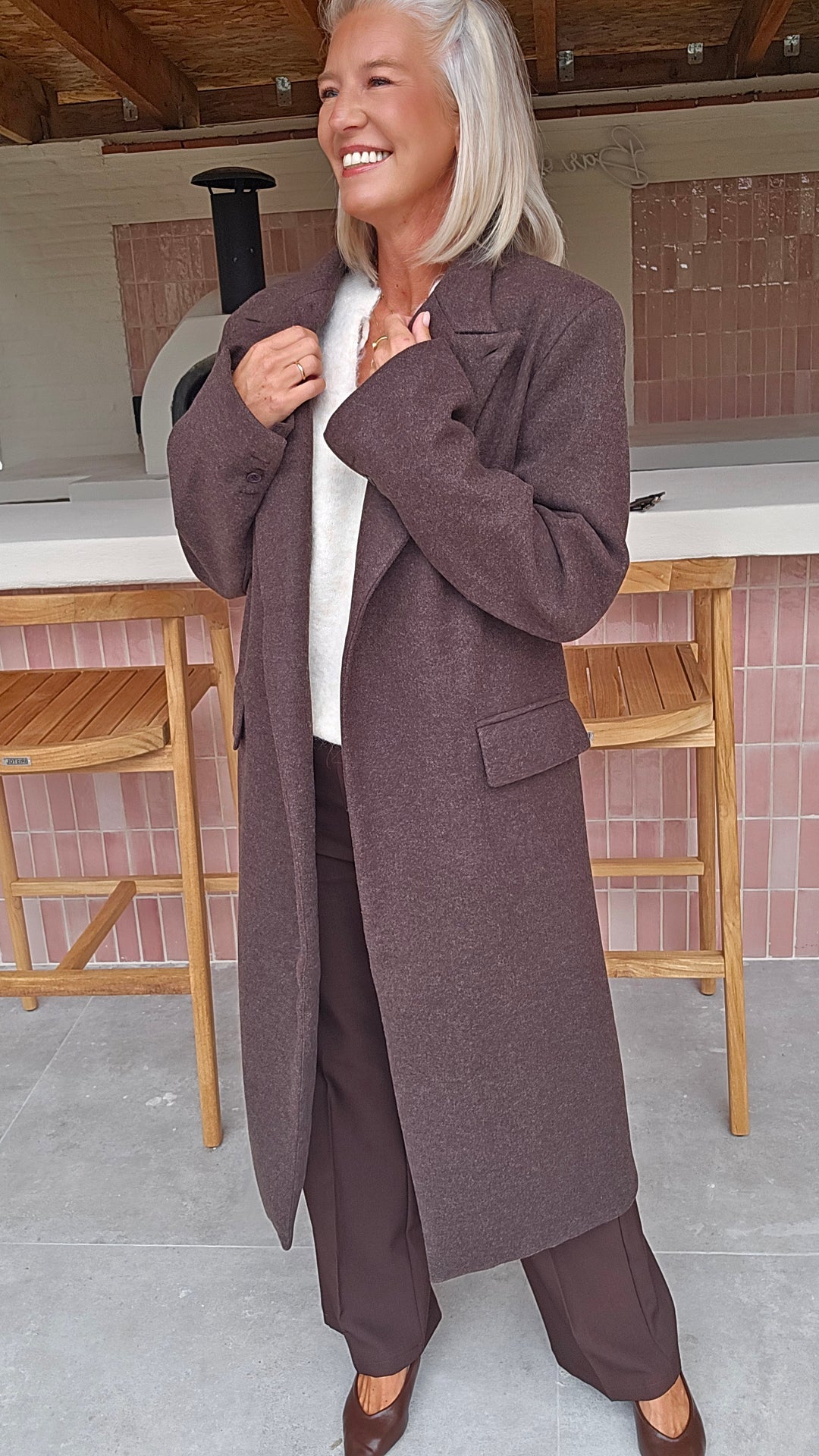 EMILY coat chocolat