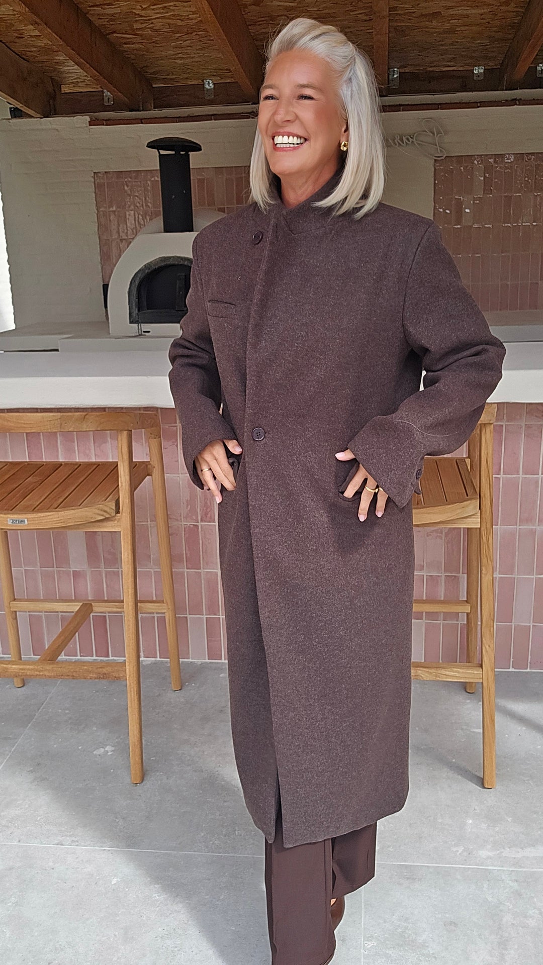 EMILY coat chocolat