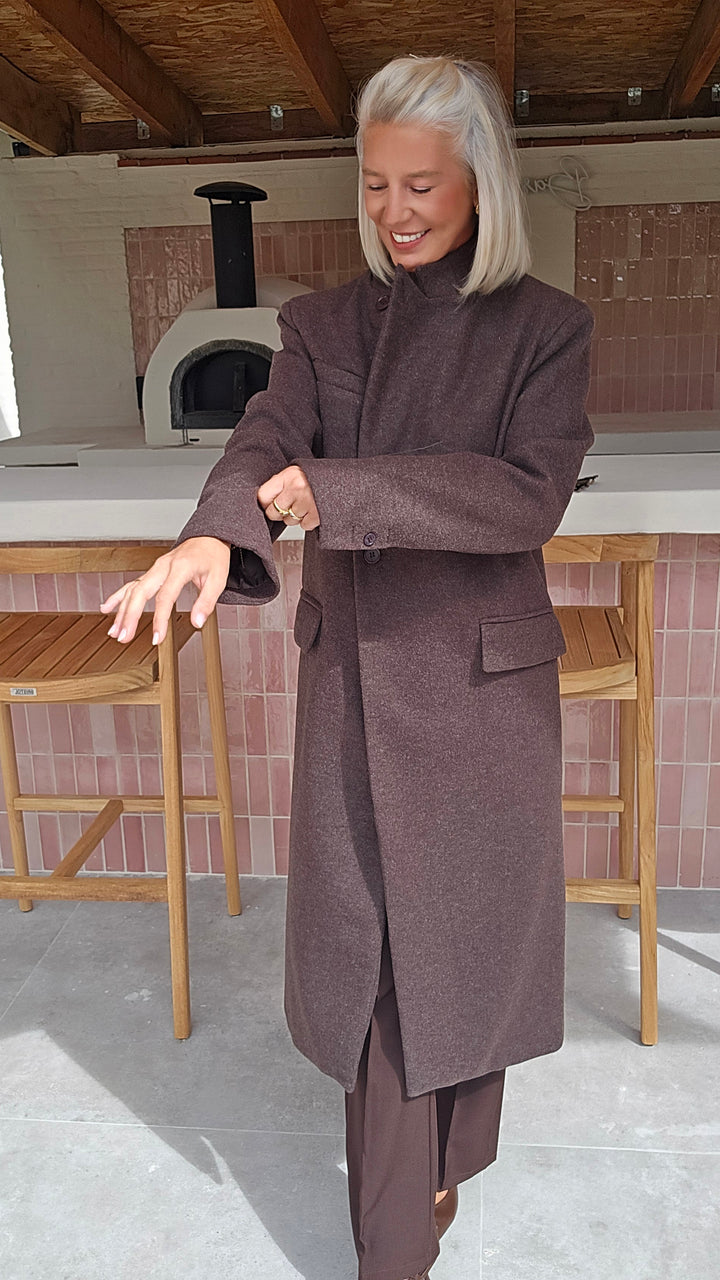 EMILY coat chocolat
