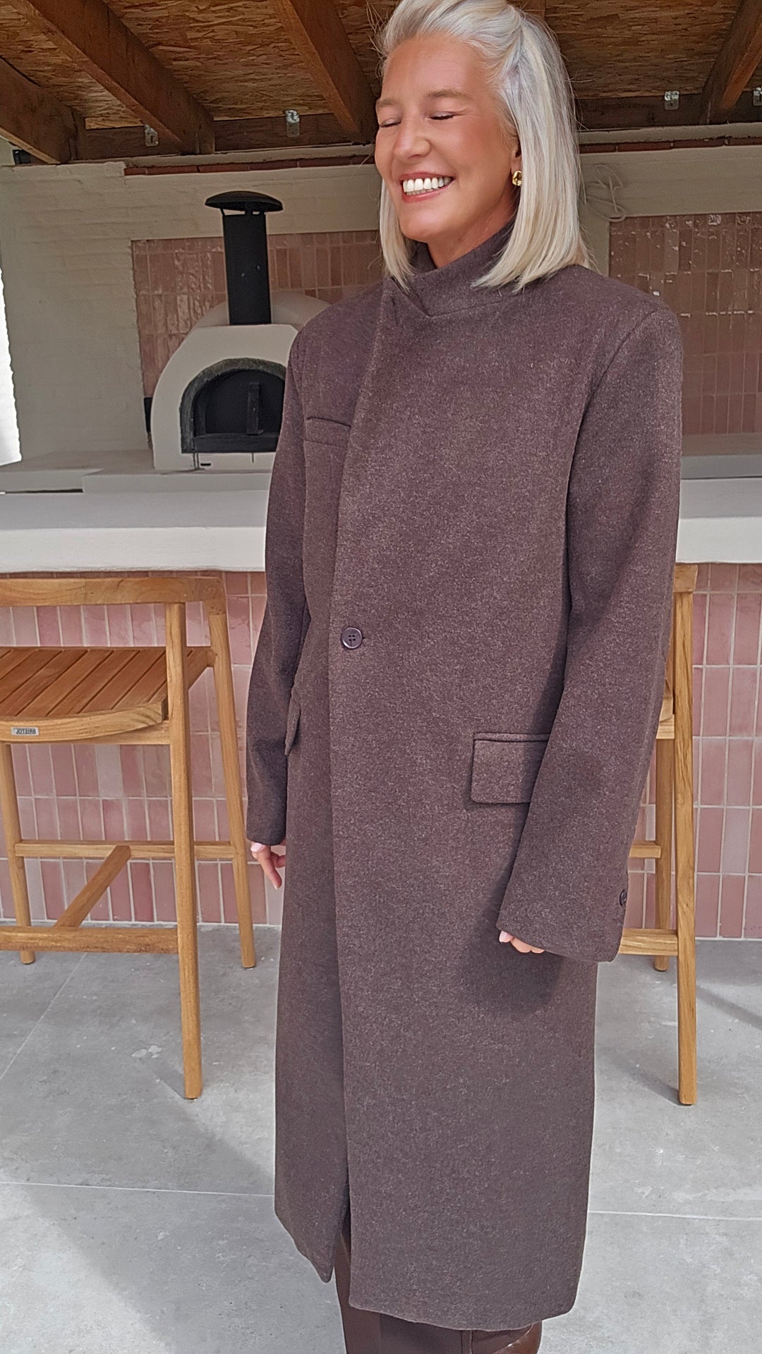 EMILY coat chocolat