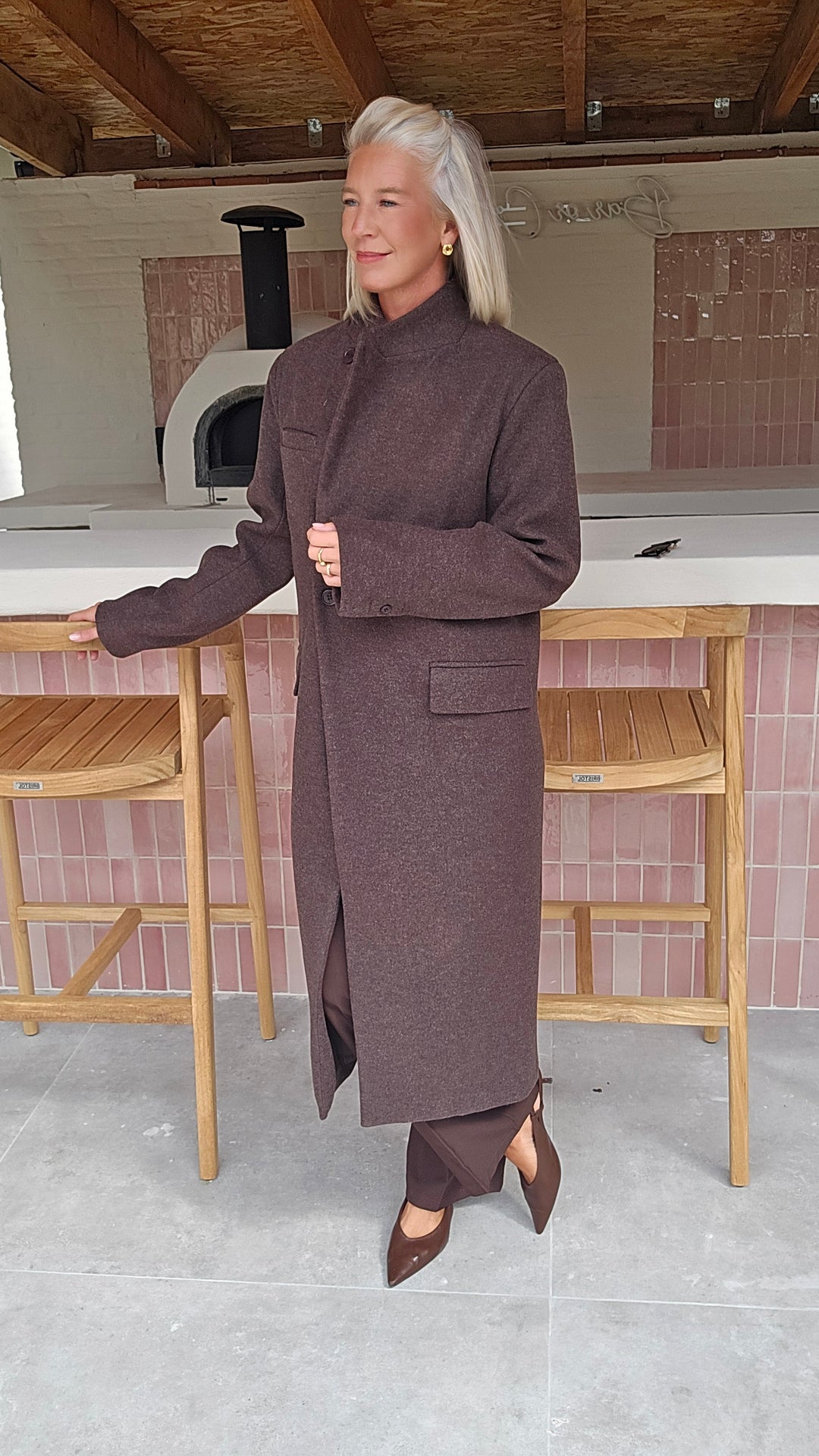 EMILY coat chocolat