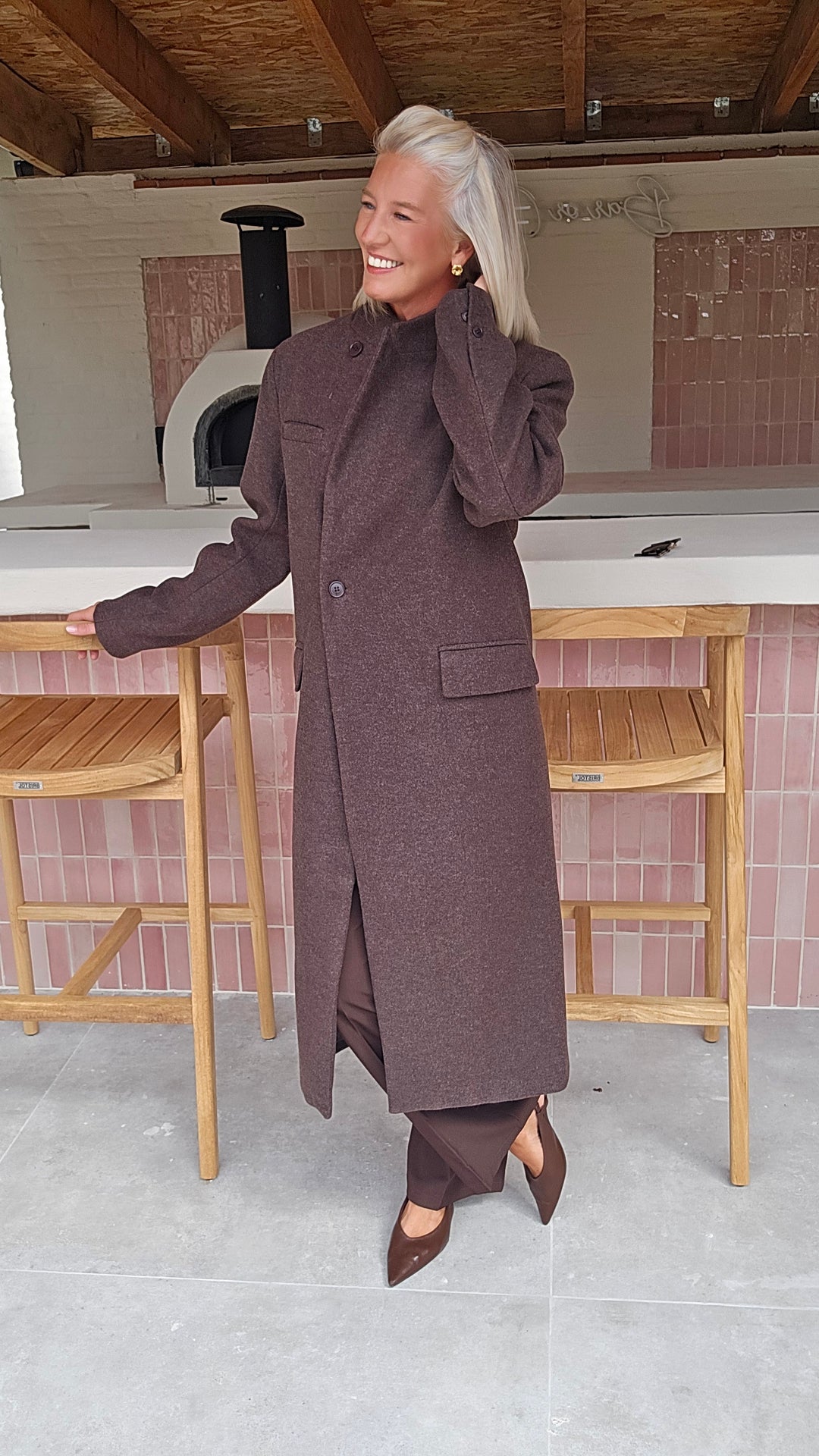 EMILY coat chocolat