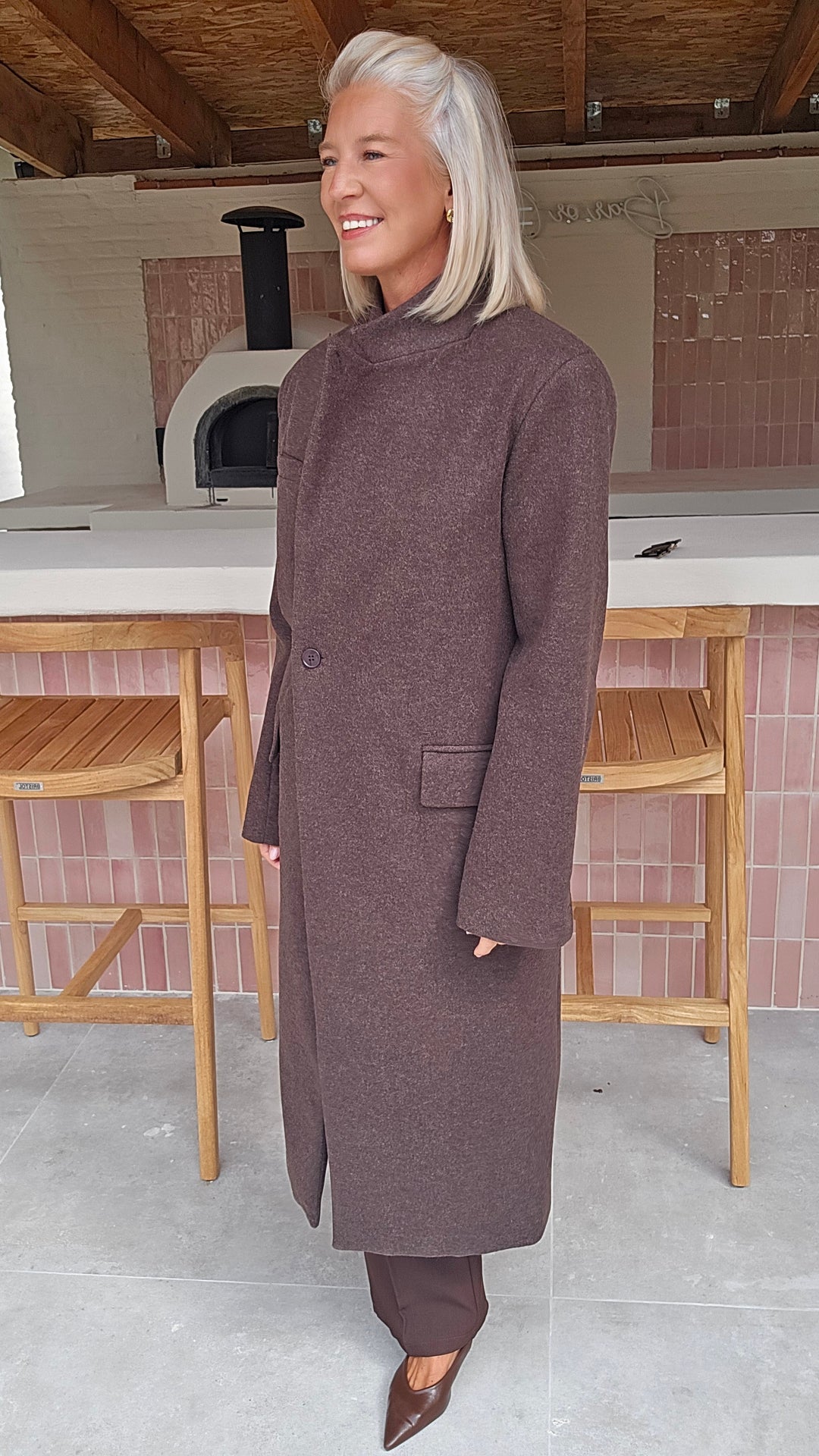 EMILY coat chocolat