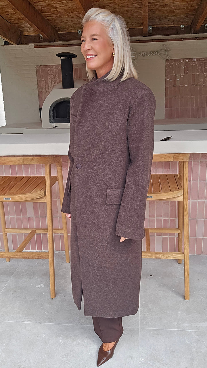 EMILY coat chocolat