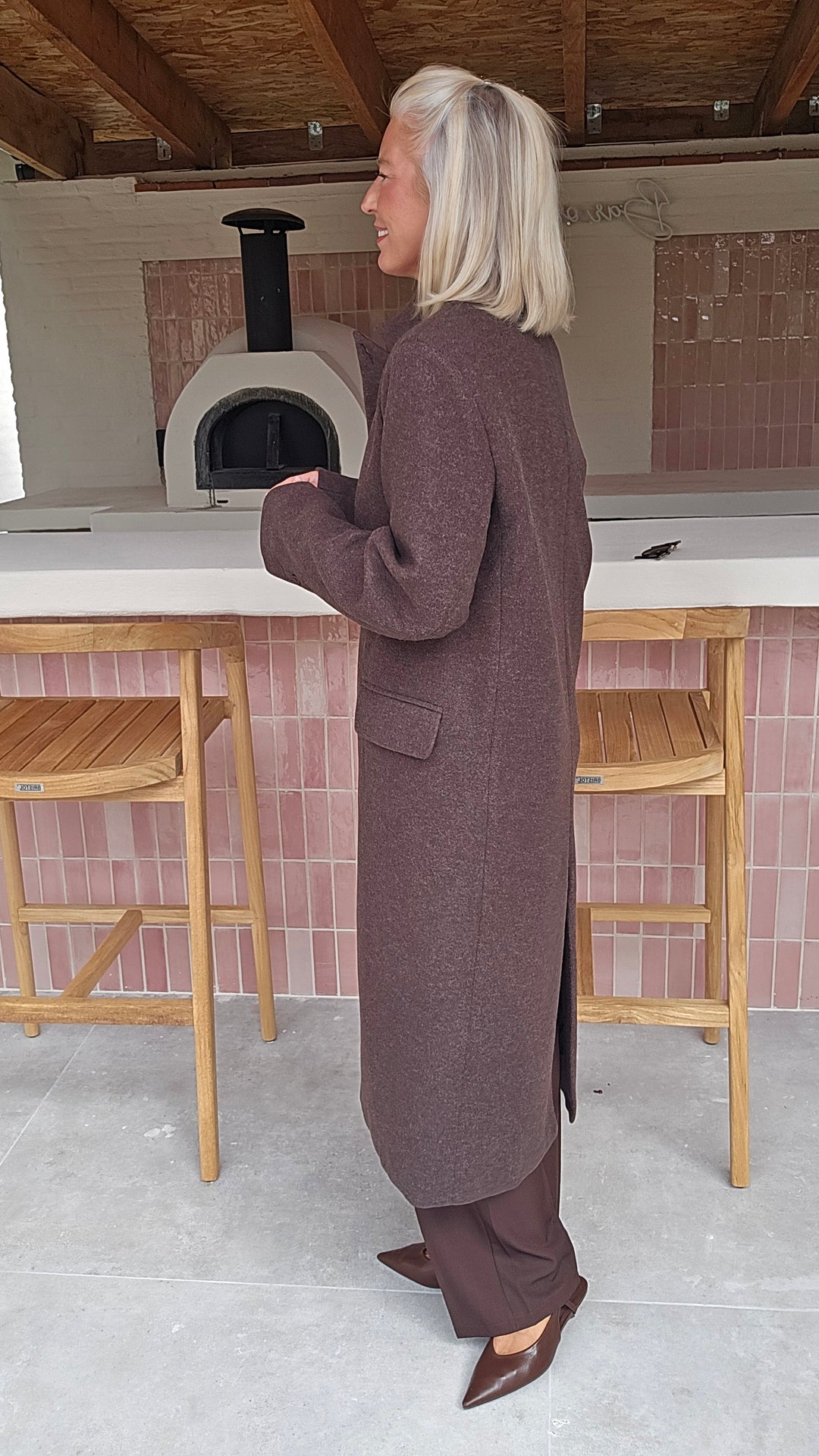 EMILY coat chocolat