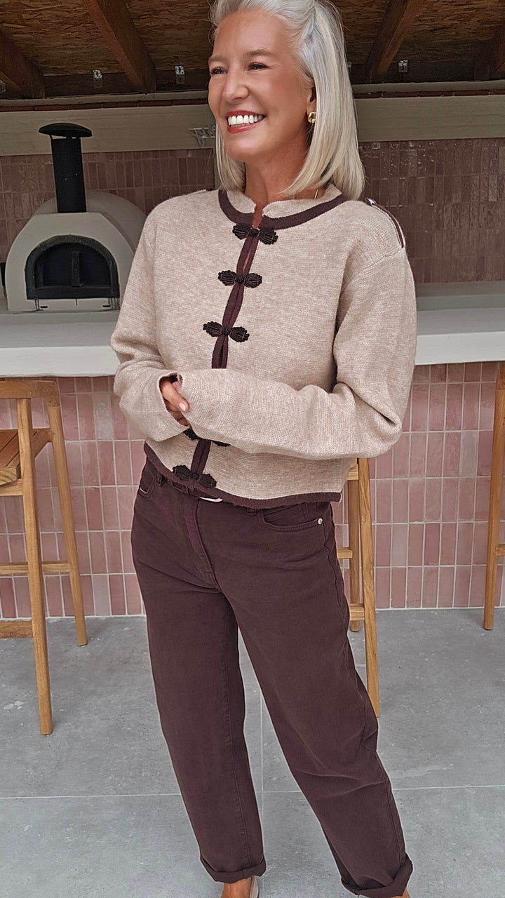 HAYLEY cardigan beige
