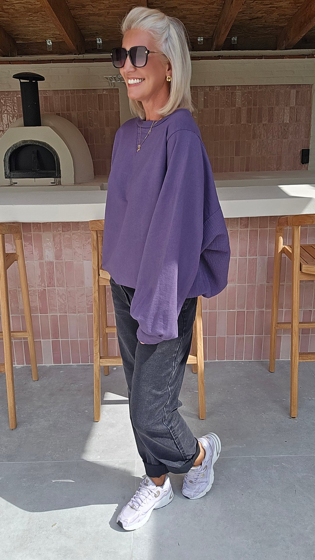 JENNAH sweatshirt violet