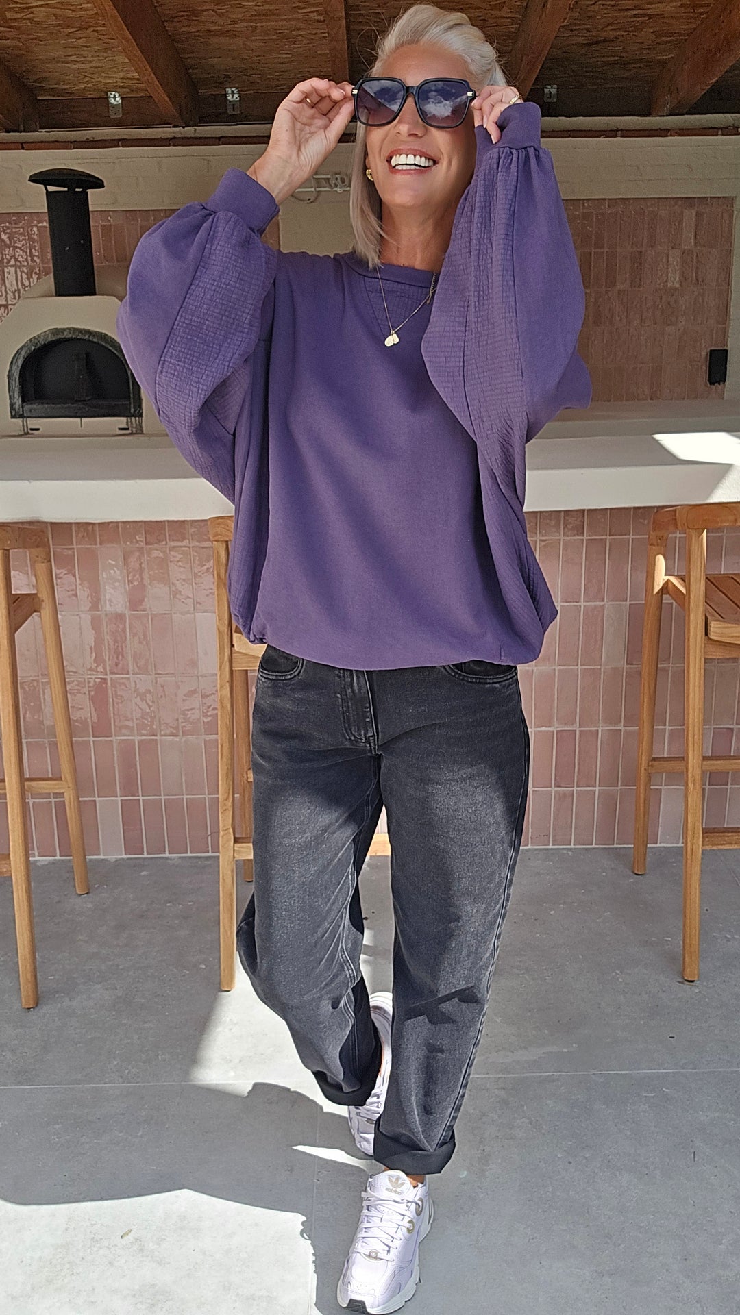 JENNAH sweatshirt violet
