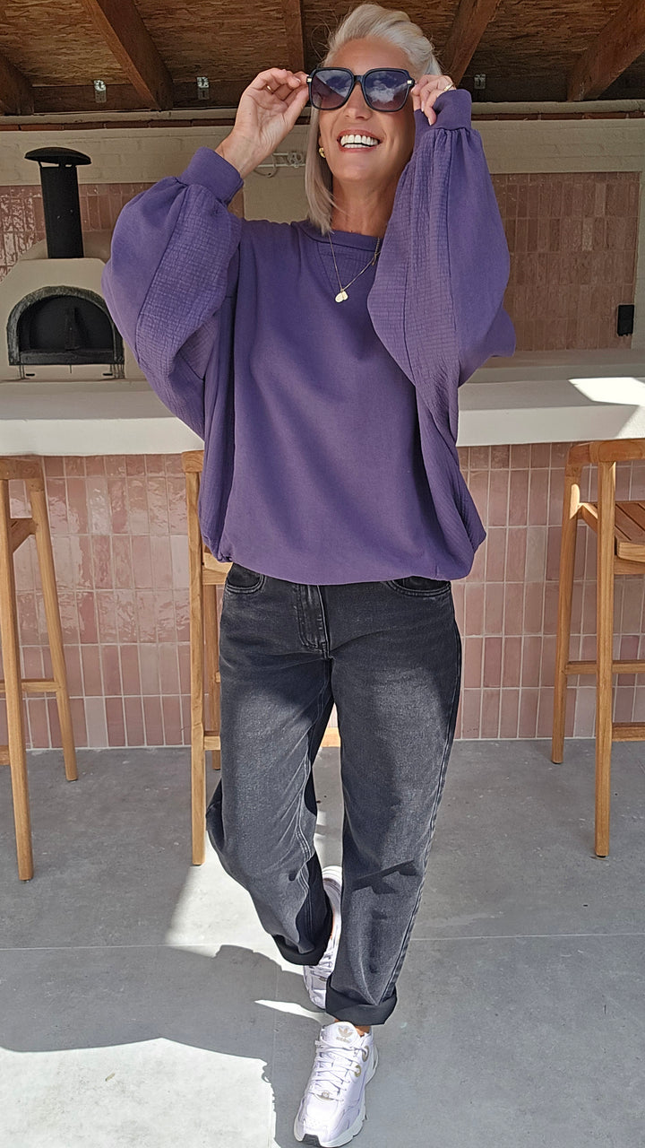 JENNAH sweatshirt violet