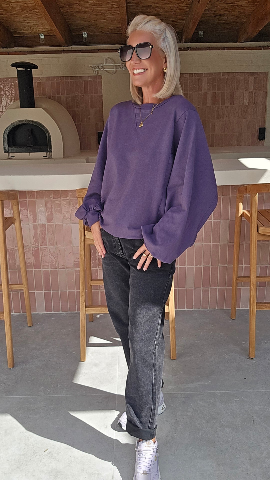 JENNAH sweatshirt violet