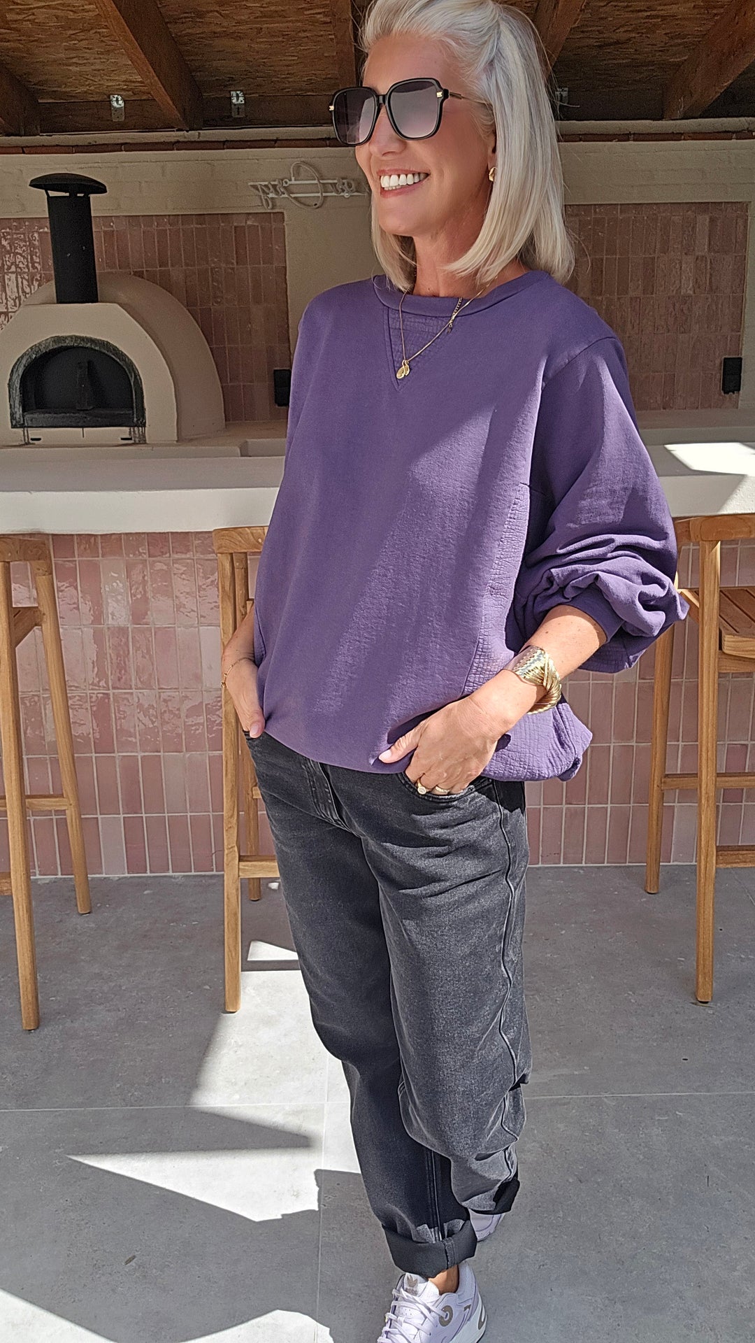 JENNAH sweatshirt violet