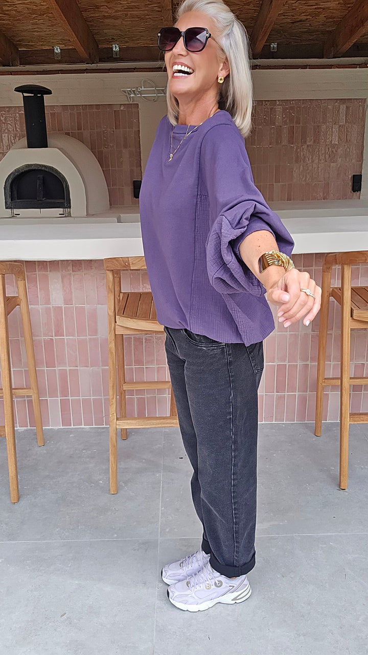 JENNAH sweatshirt violet