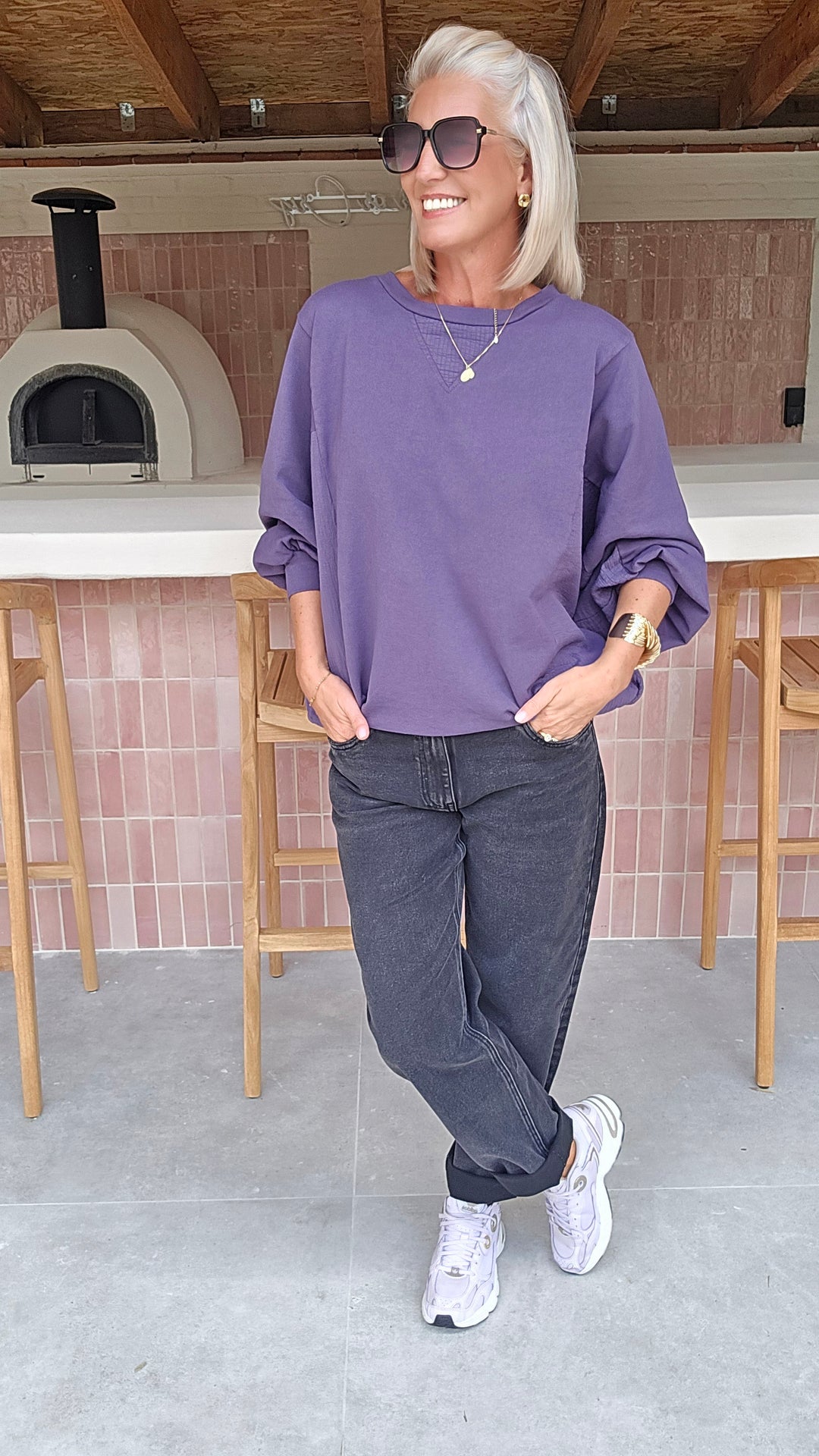 JENNAH sweatshirt violet
