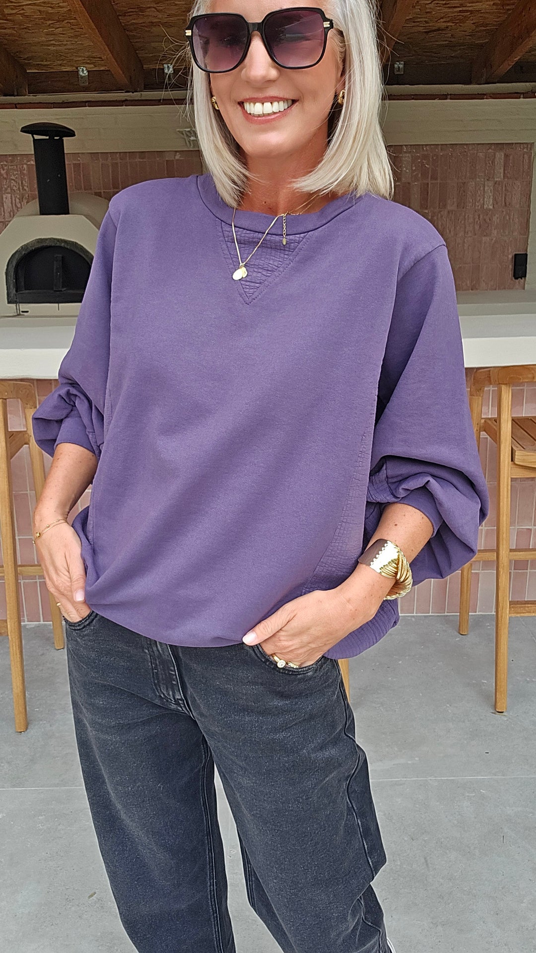 JENNAH sweatshirt violet