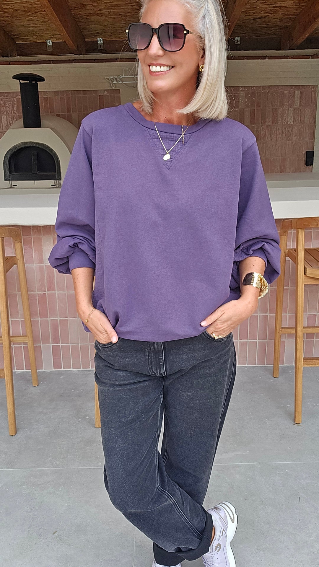 JENNAH sweatshirt violet