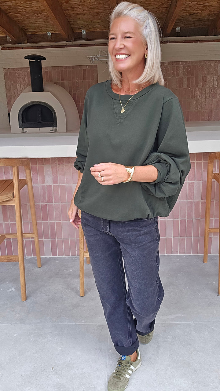 JENNAH sweatshirt khaki