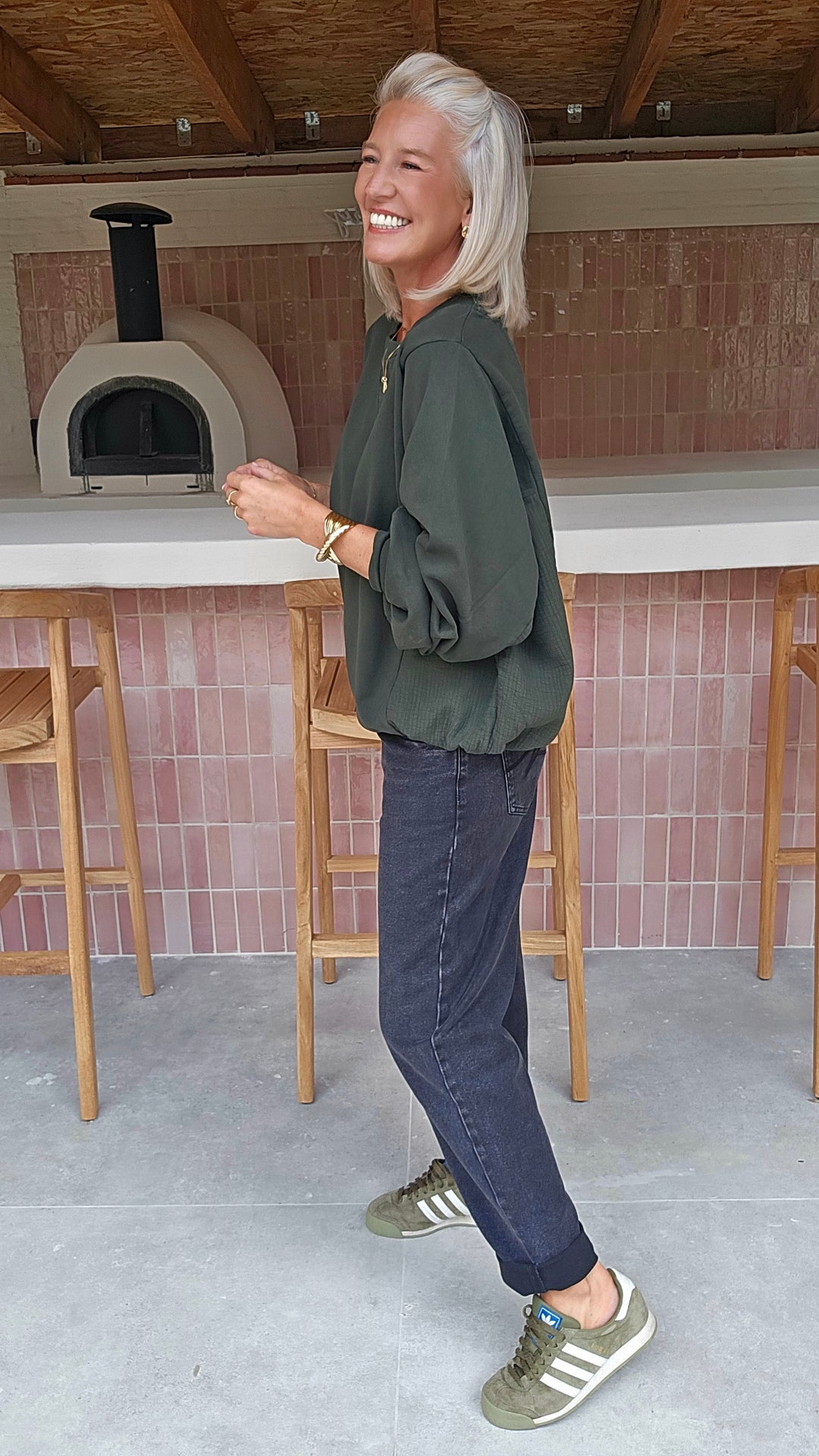 JENNAH sweatshirt khaki