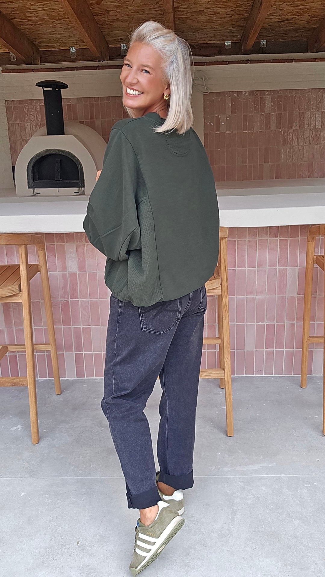 JENNAH sweatshirt khaki