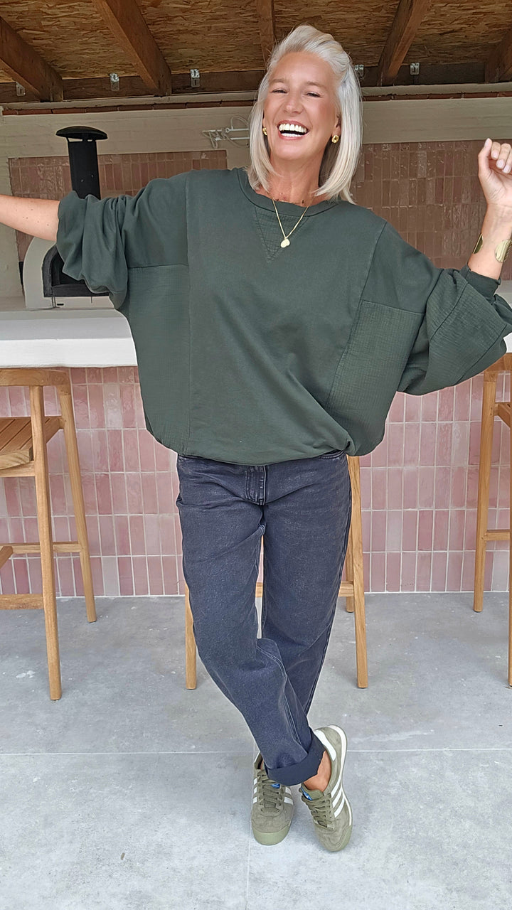 JENNAH sweatshirt khaki