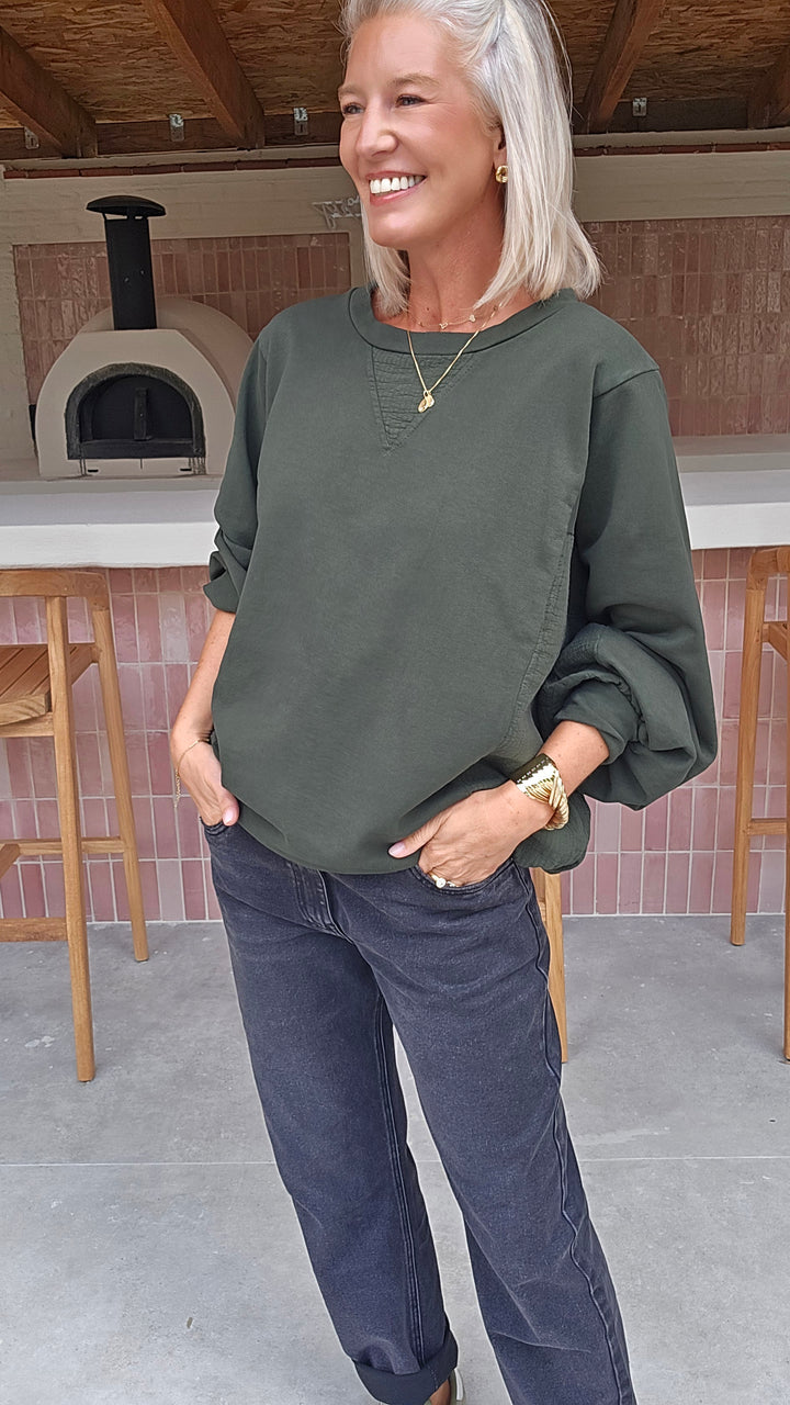 JENNAH sweatshirt khaki