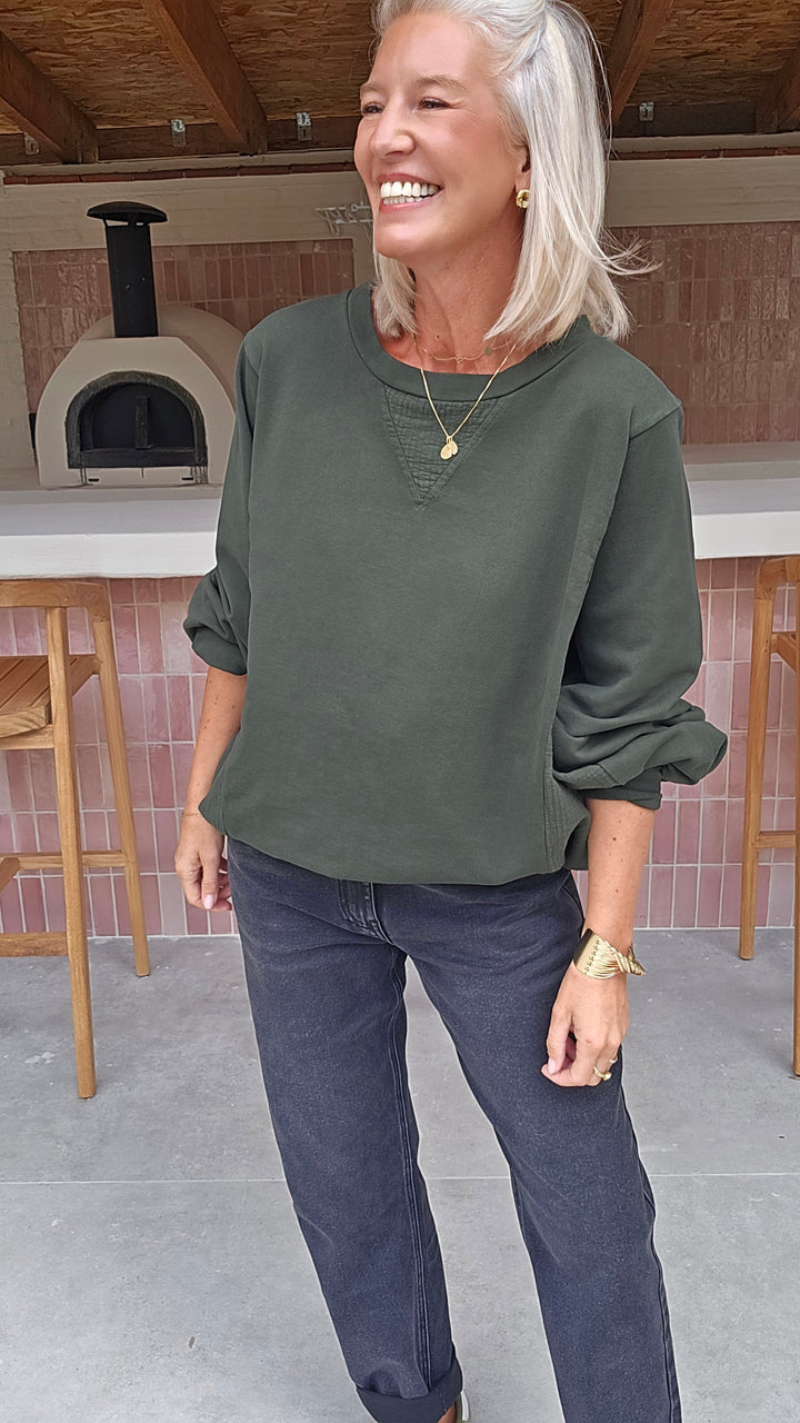 JENNAH sweatshirt khaki