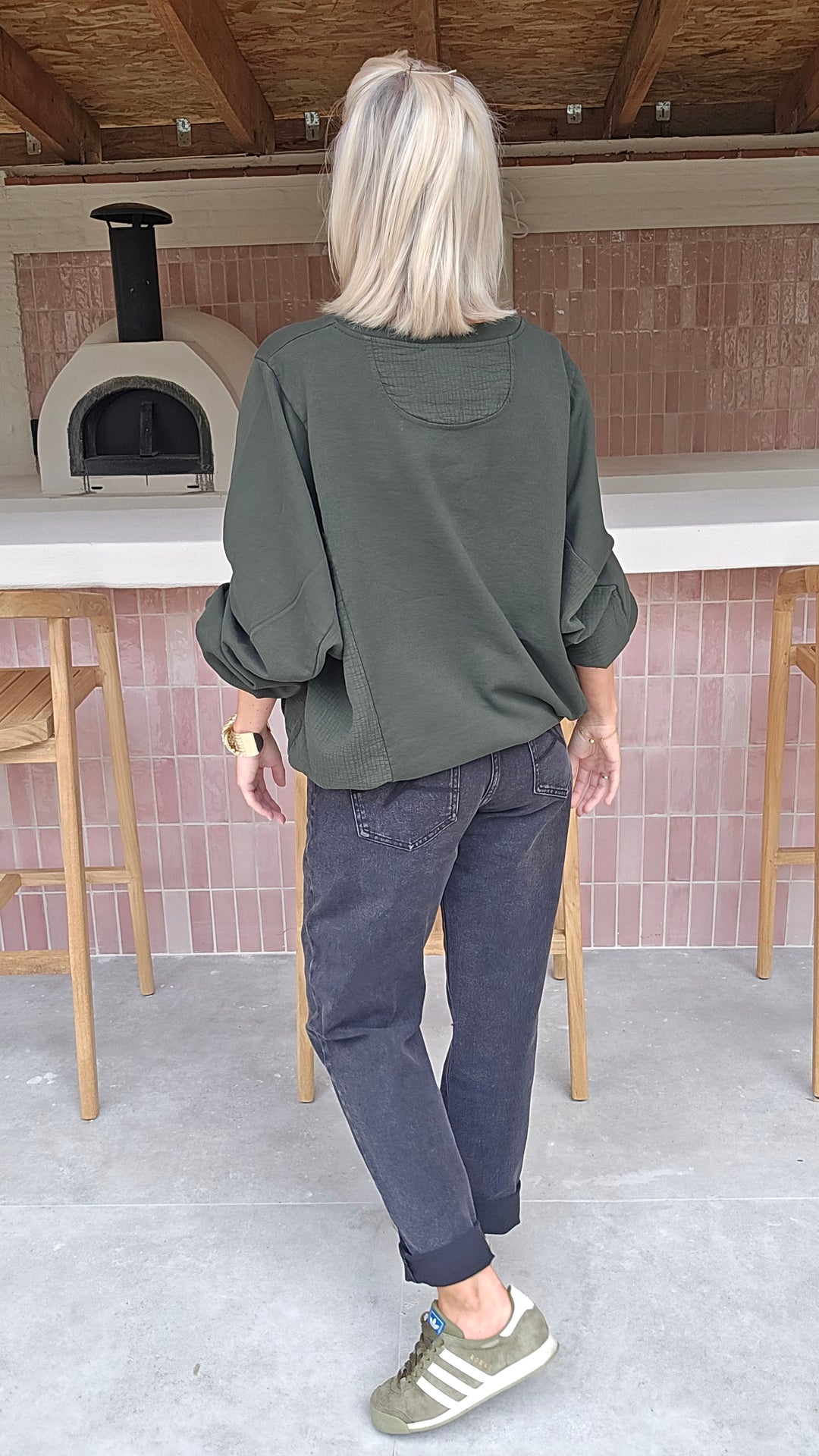 JENNAH sweatshirt khaki