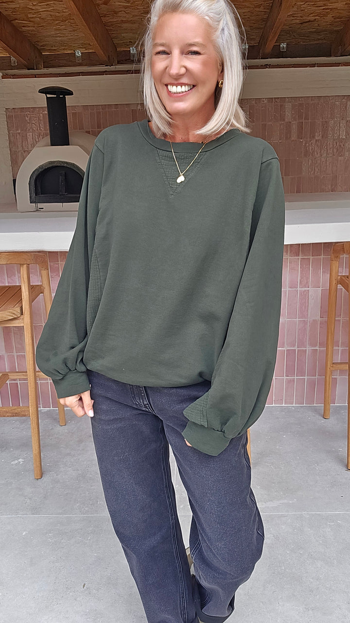 JENNAH sweatshirt khaki